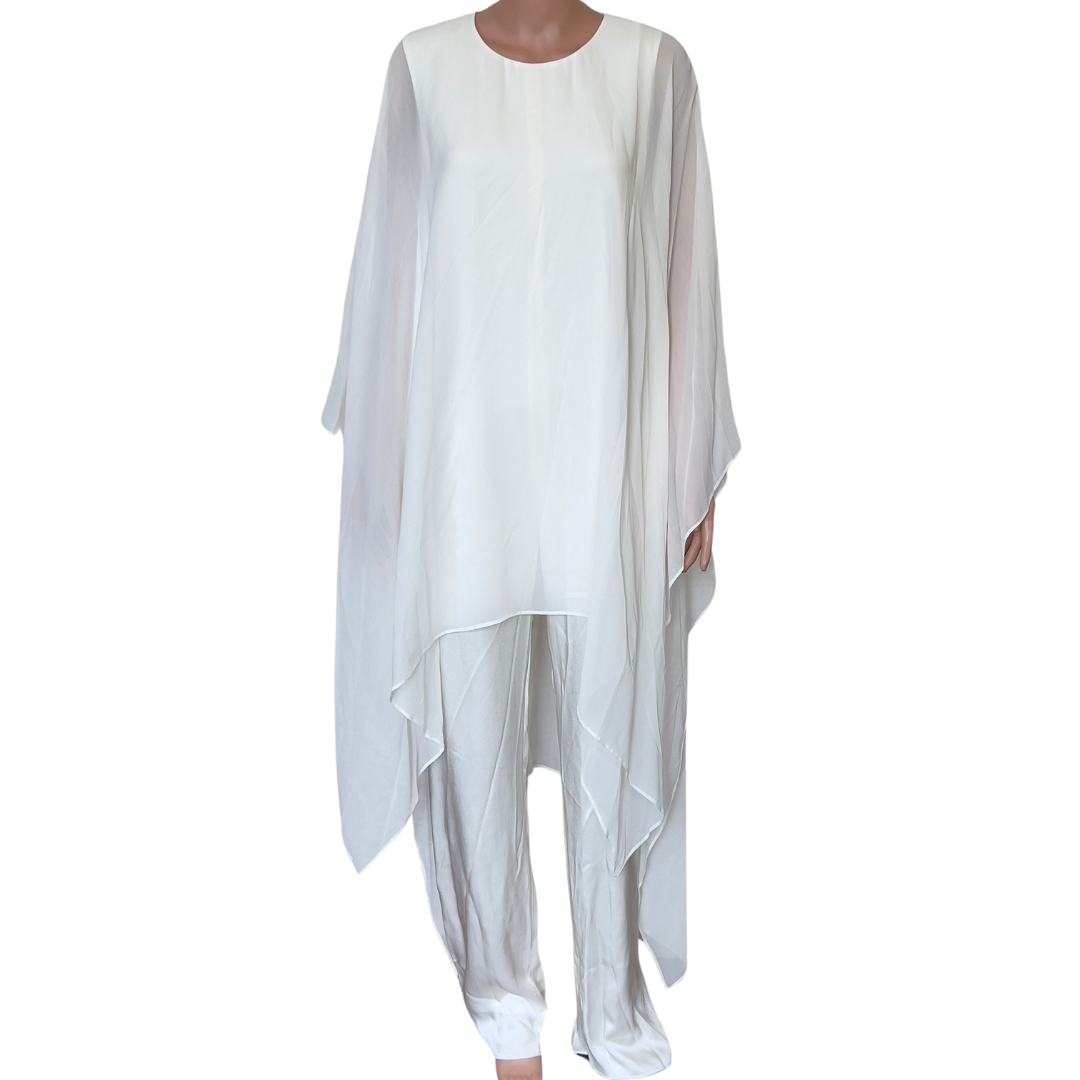 St. John Cream Kaftanesque Tank