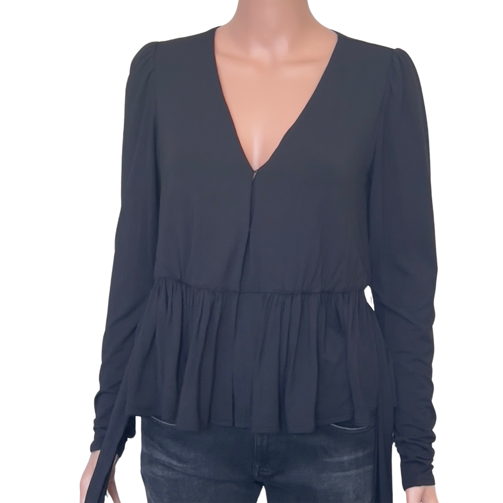 Rebecca Taylor Long Sleeve Top with  Peplum