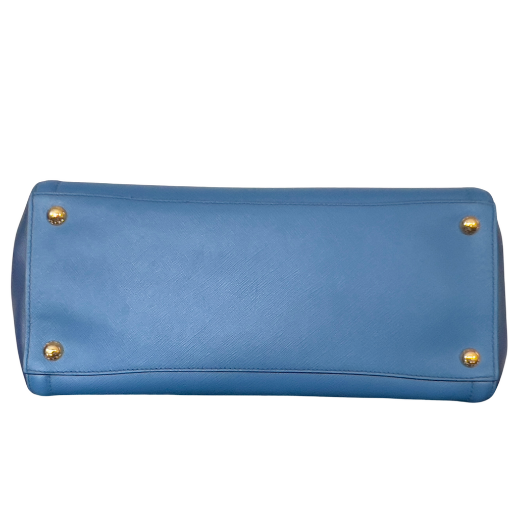 Prada Soft Calf Zip Convertible Tote