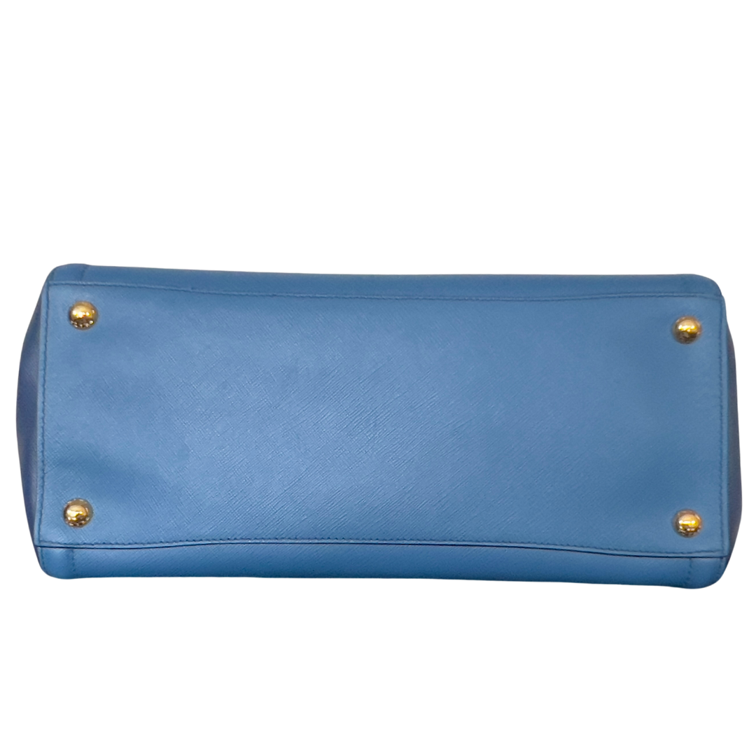 Prada Soft Calf Zip Convertible Tote