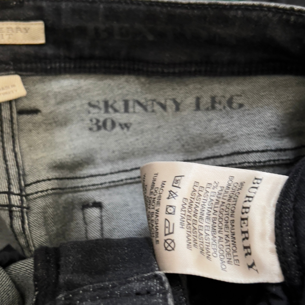 Burberry Black Skinny Jeans