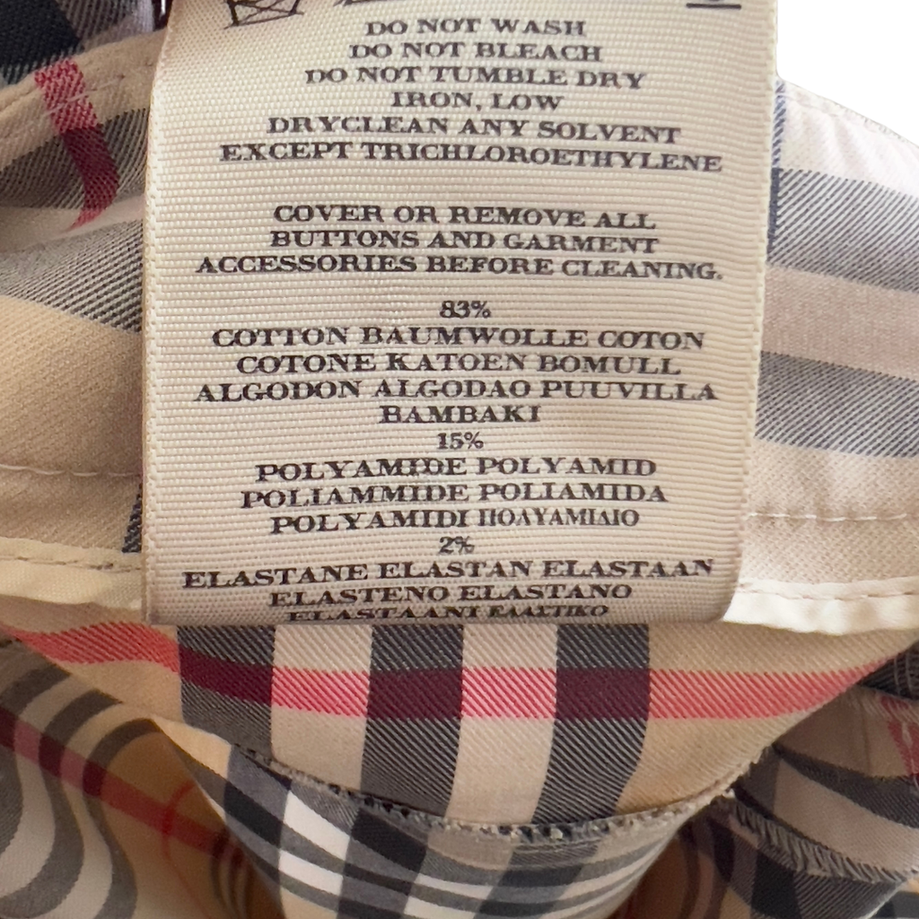 Burberry Check Printed Pants