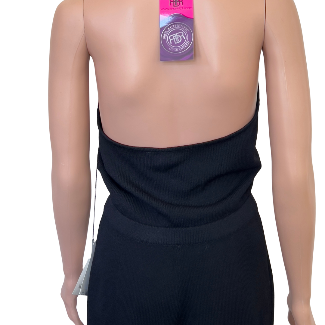 St. John Halter-Neck Knit Jumpsuit