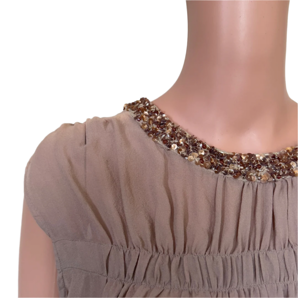 Twin Set by Simona Barbieri Brown Tank