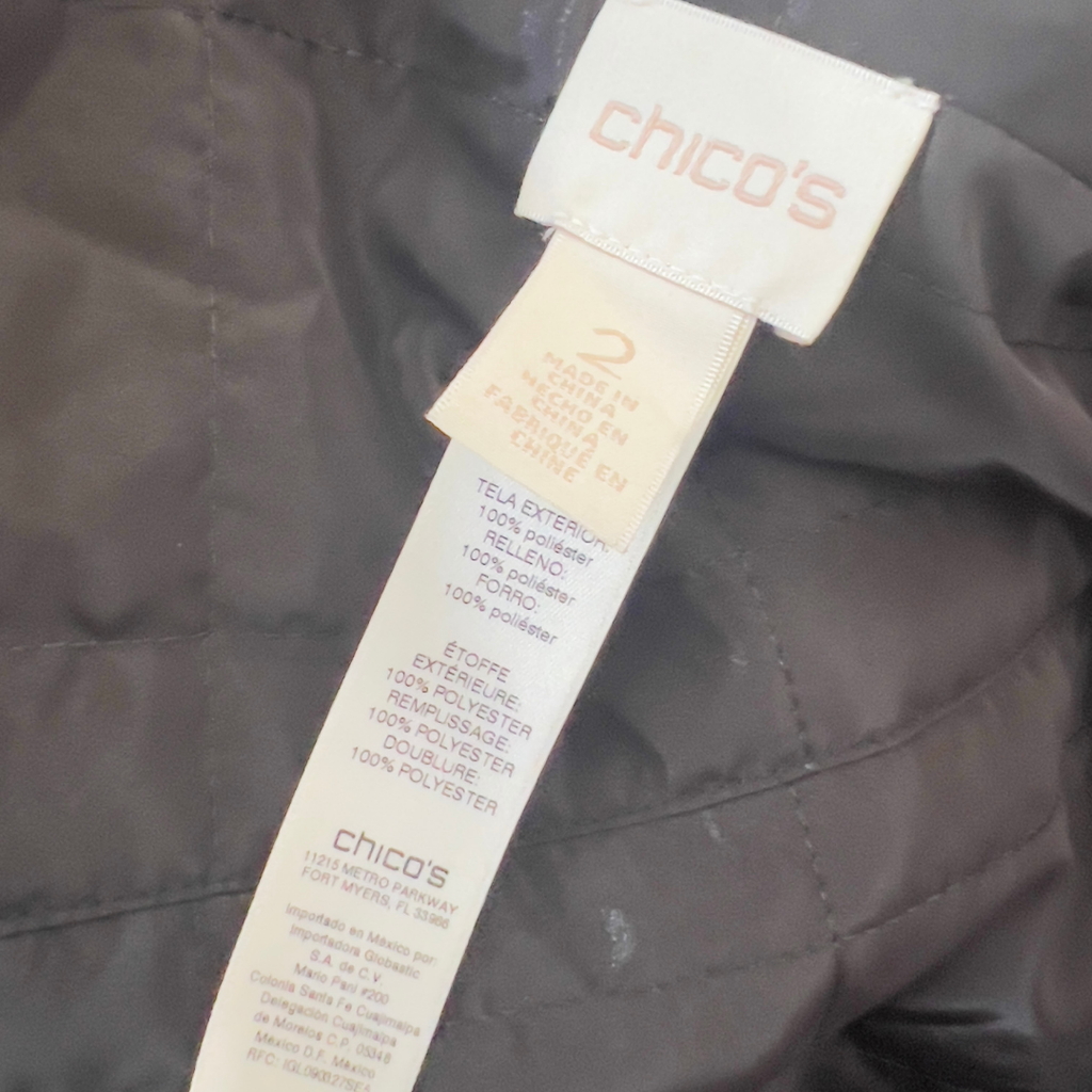 Chicos Cheetah Print Vest