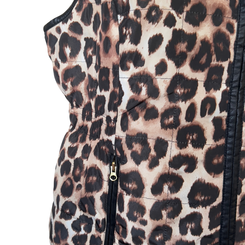 Chicos Cheetah Print Vest