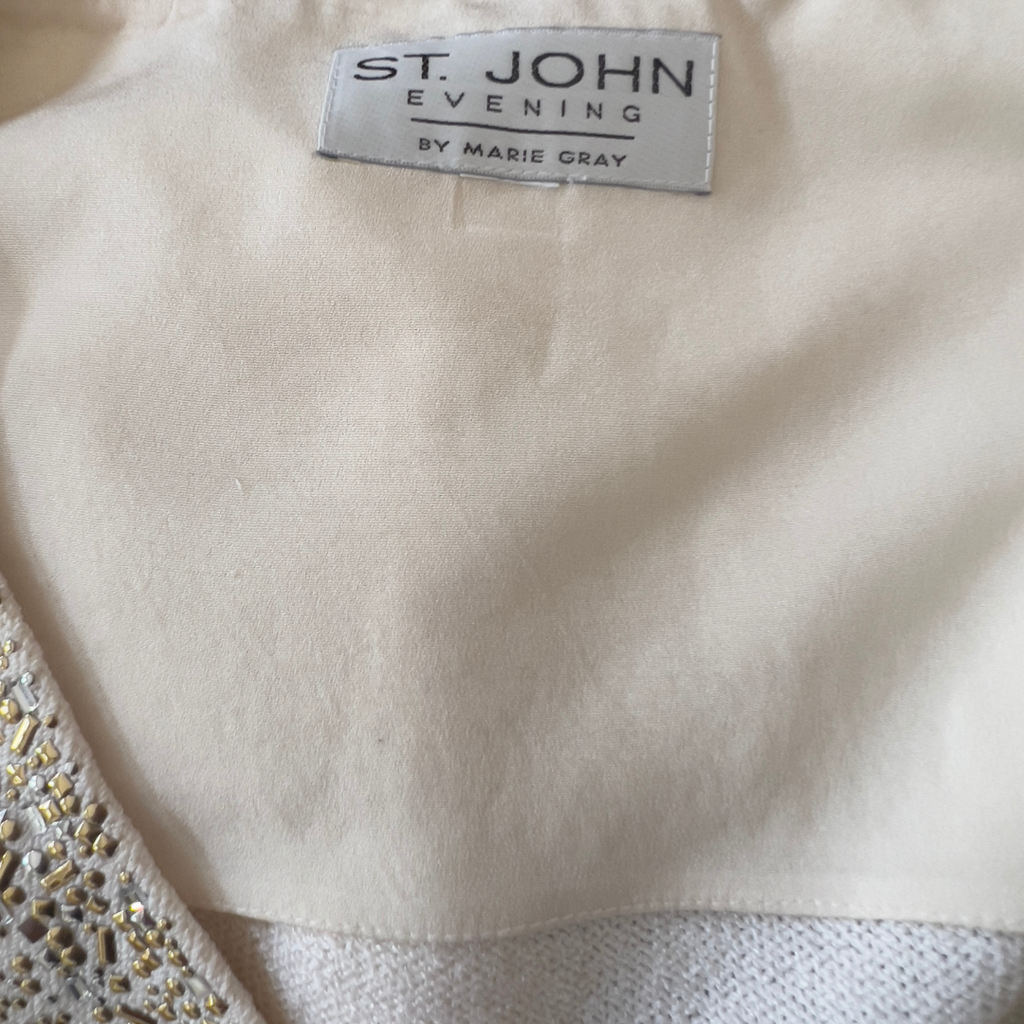 Vintage St. John Evening Collection Vest and Jacket Set