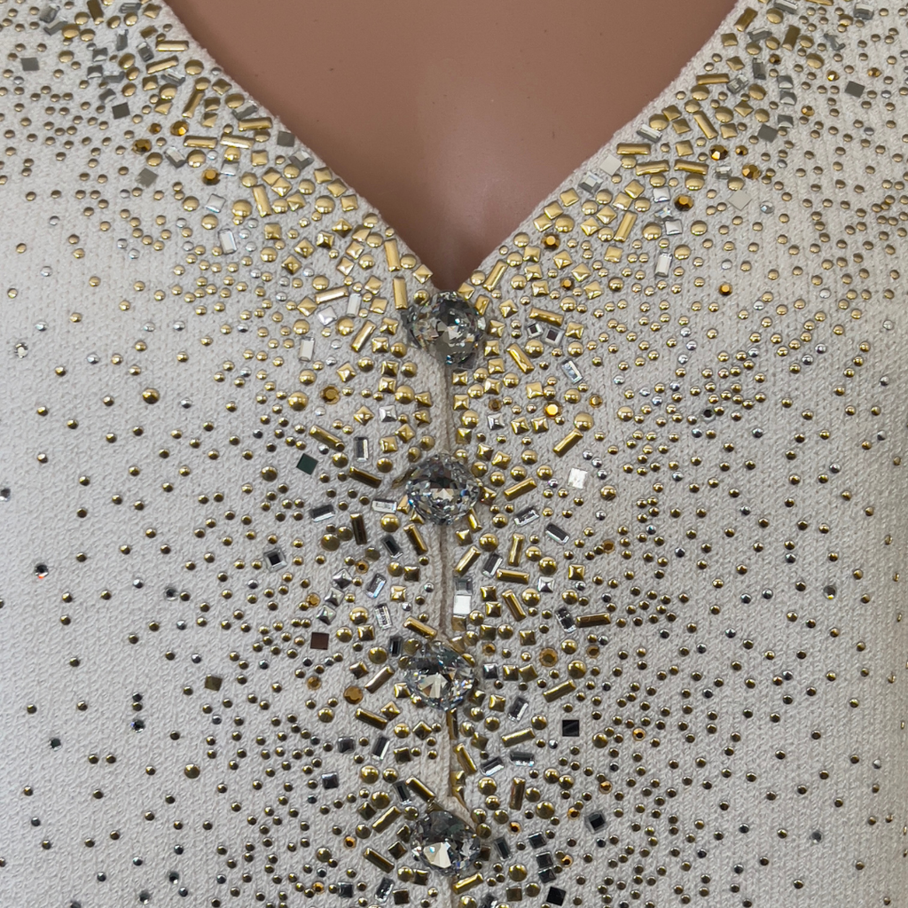 Vintage St. John Evening Collection Vest and Jacket Set