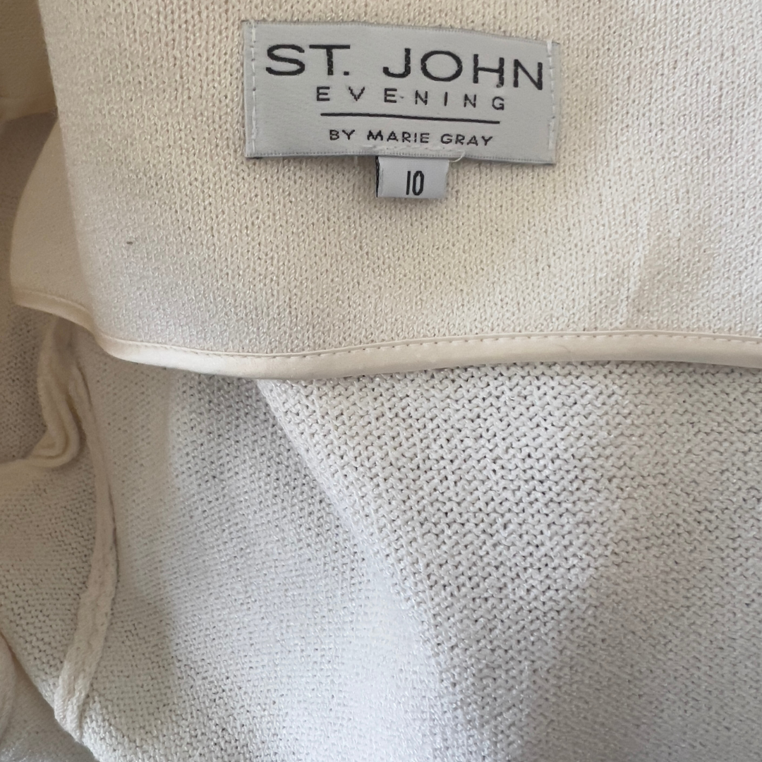 Vintage St. John Evening Collection Vest and Jacket Set