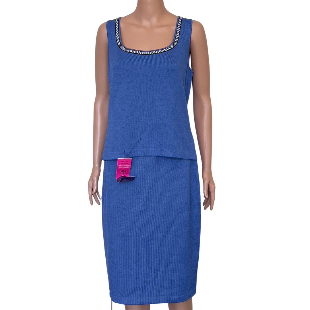 St. John Royal Blue Skirt