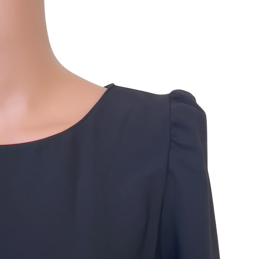 Amanda Uprichard New York Long Sleeve Black Dress