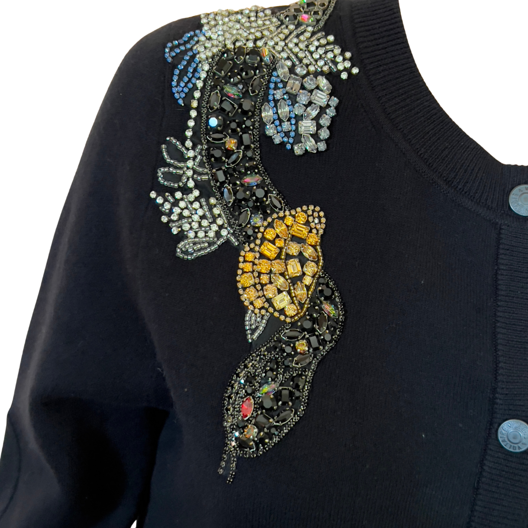 Zadig & Voltaire Rhinestone Embellished Cardigan