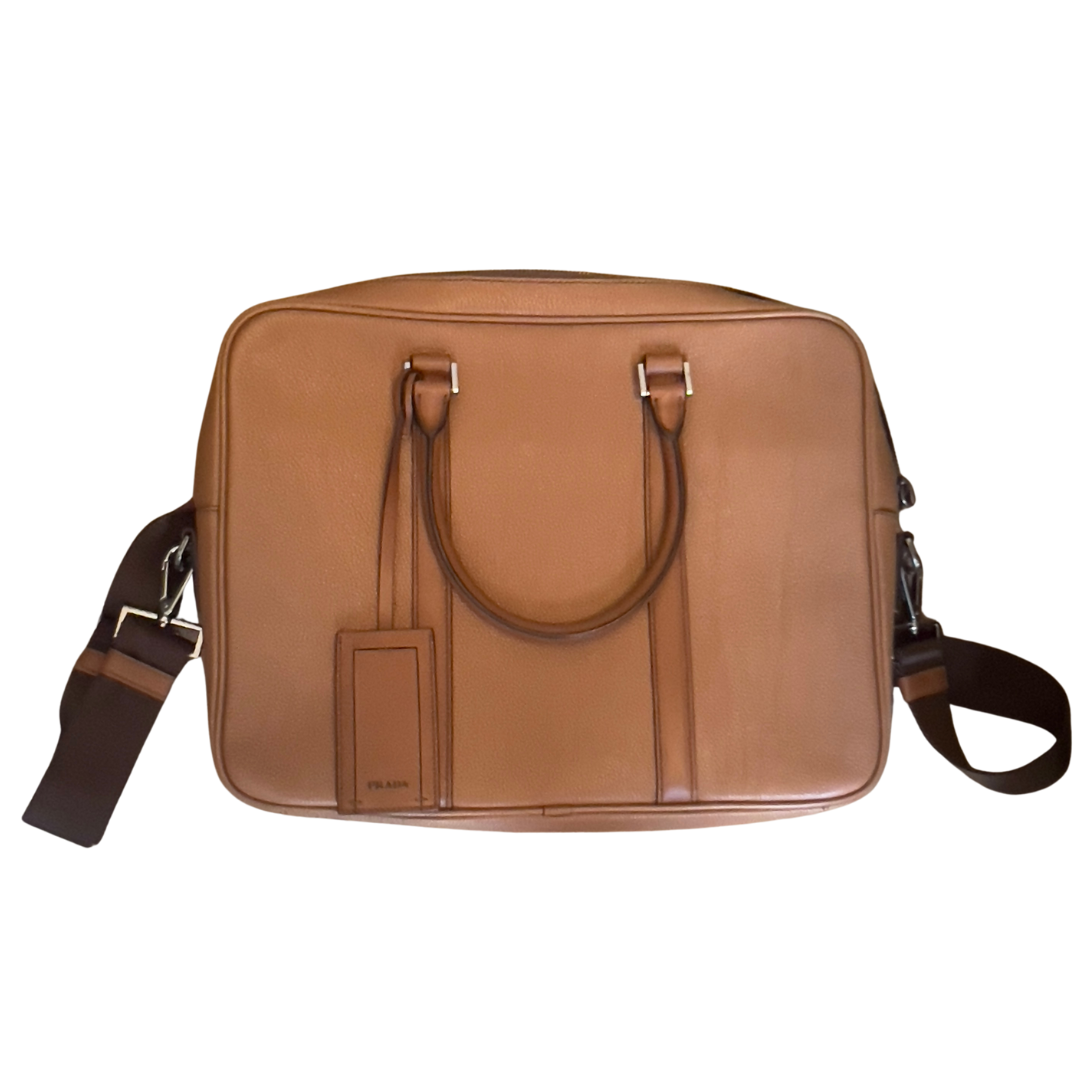 Prada  Saffiano Leather Briefcase Work Bag / Briefcase