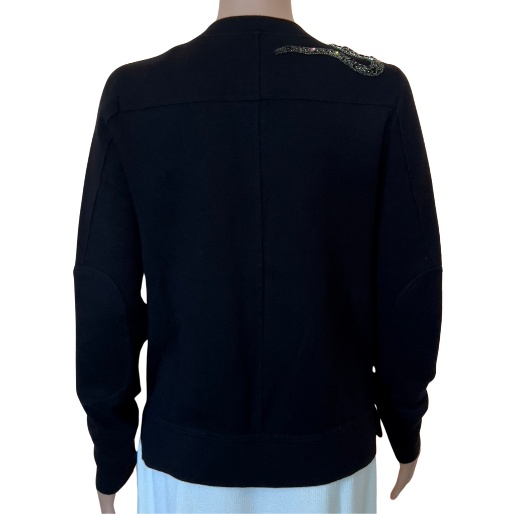 Zadig & Voltaire Rhinestone Embellished Cardigan