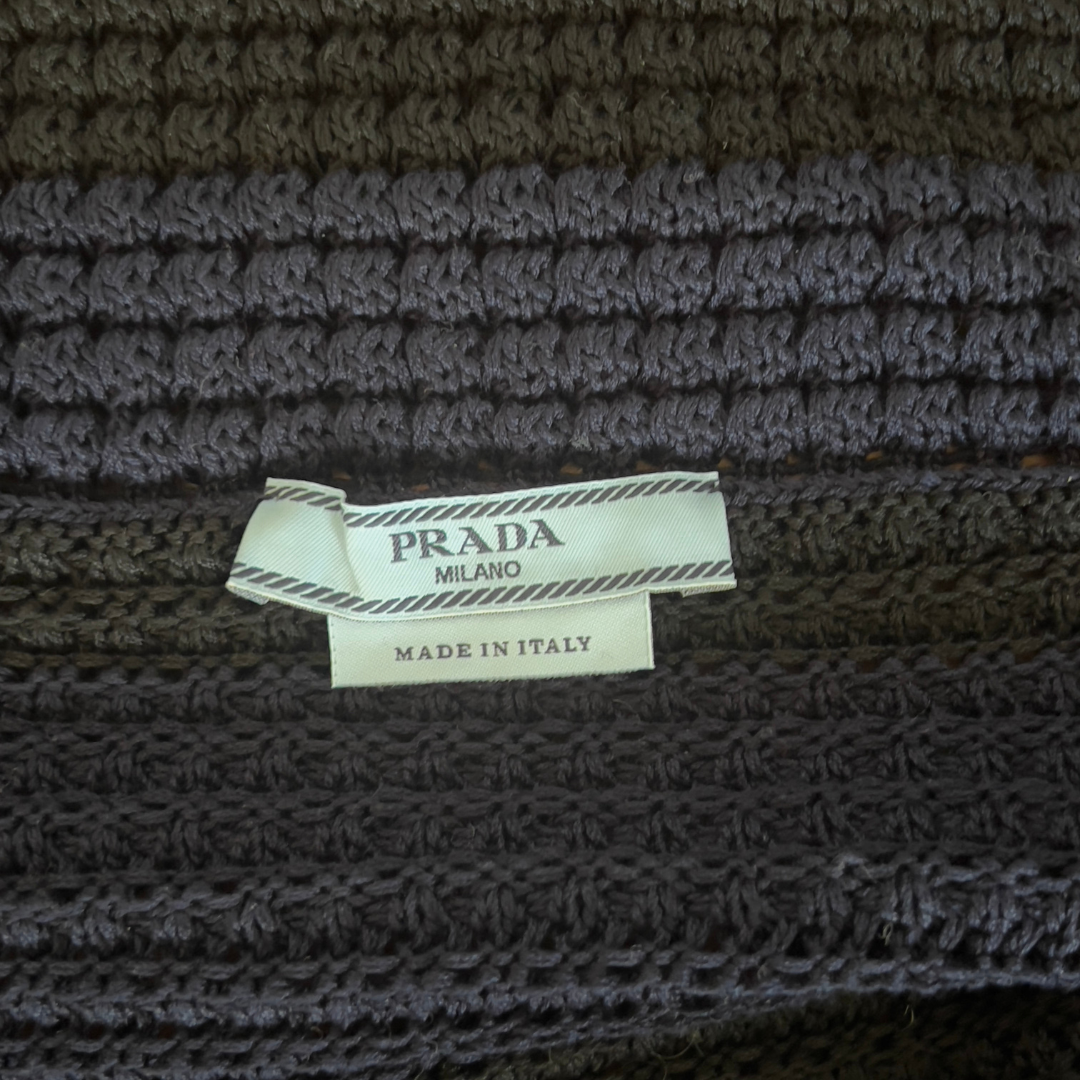 Prada Navy and Black Shrug