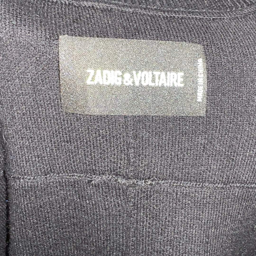 Zadig & Voltaire Rhinestone Embellished Cardigan
