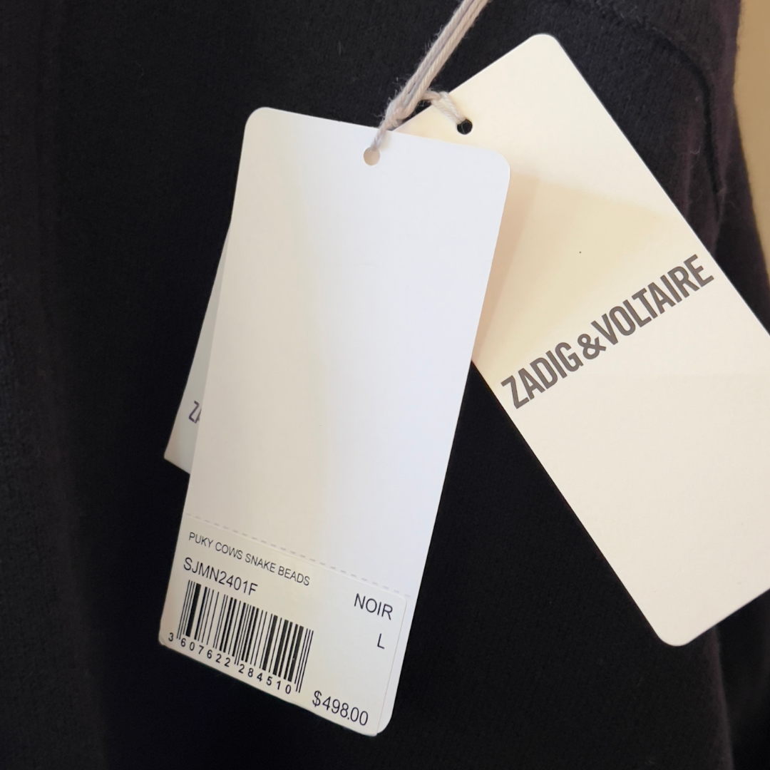 Zadig & Voltaire Rhinestone Embellished Cardigan