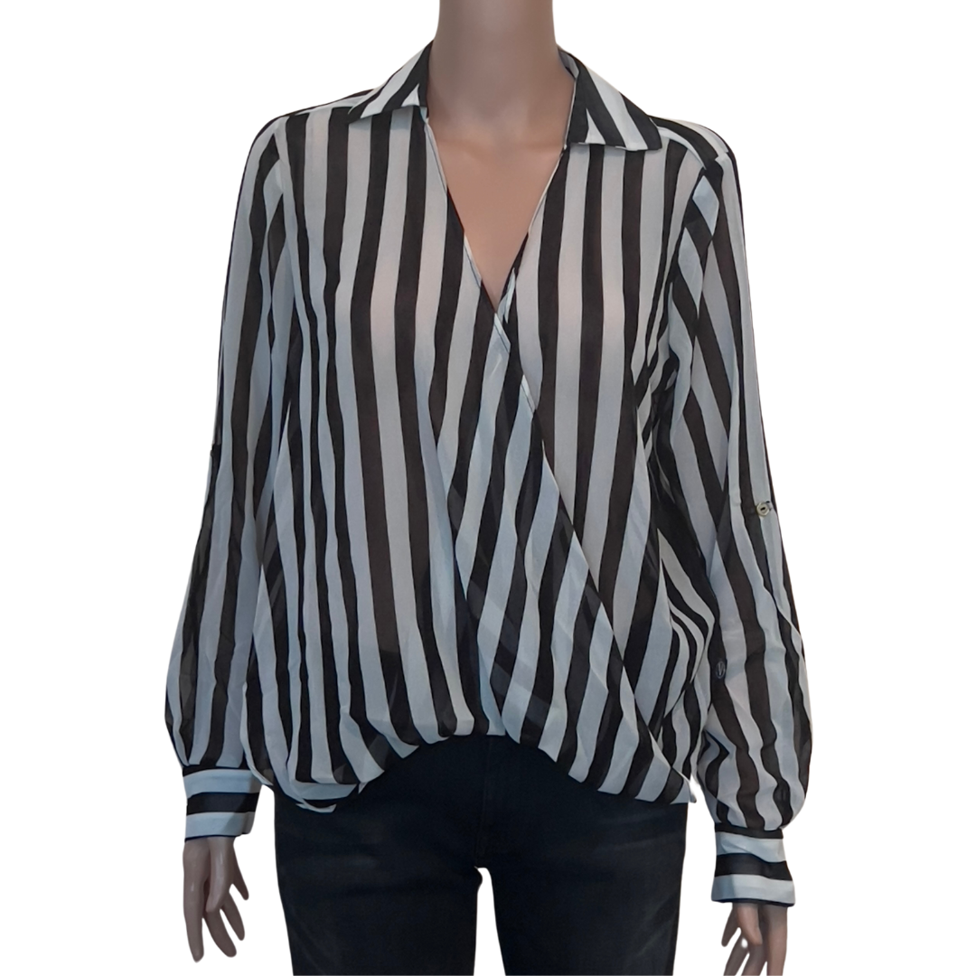 Vertigo Collored V-neck Blouse