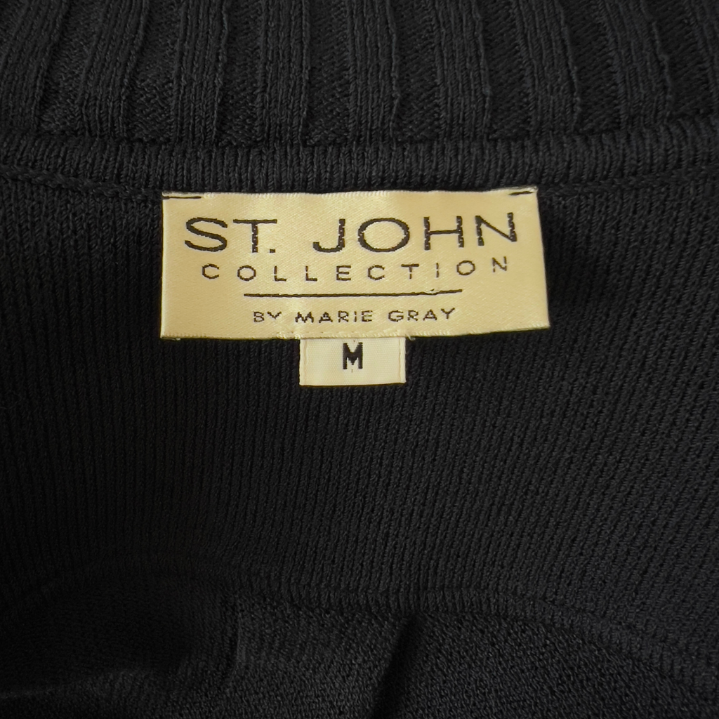 Vintage St. John Knit Aviator Jacket