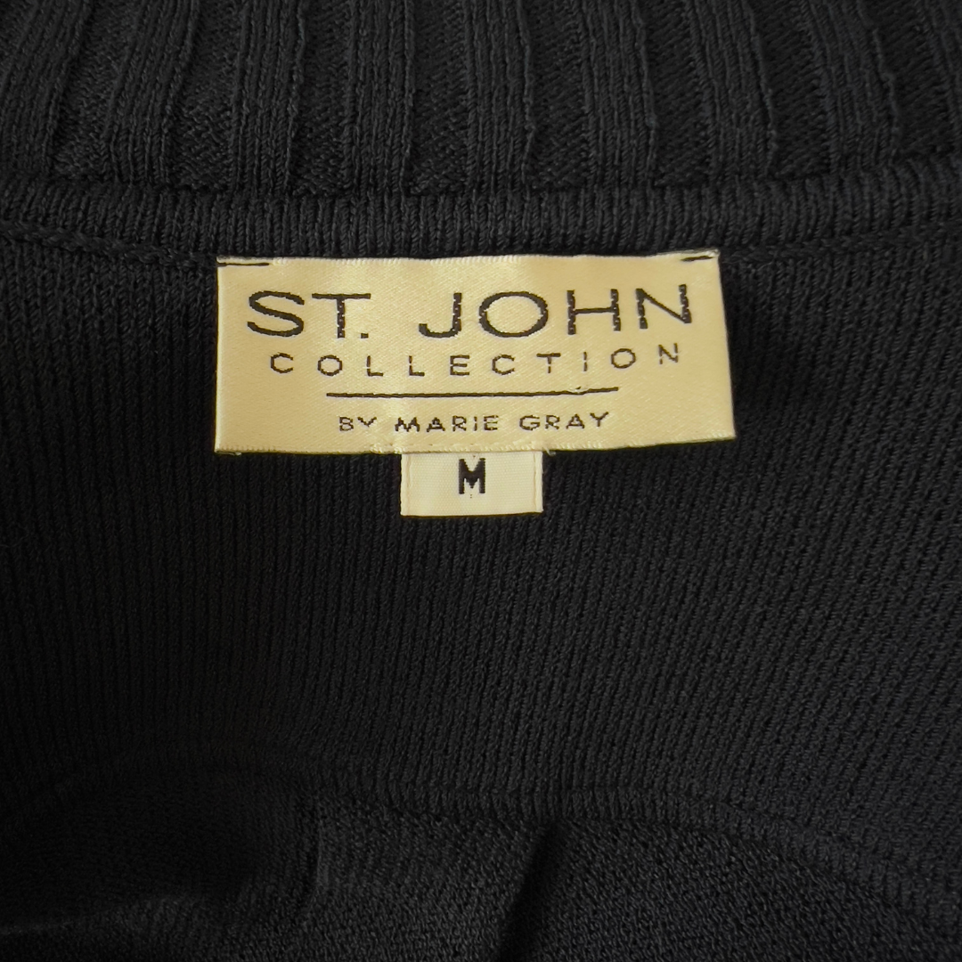 Vintage St. John Knit Aviator Jacket