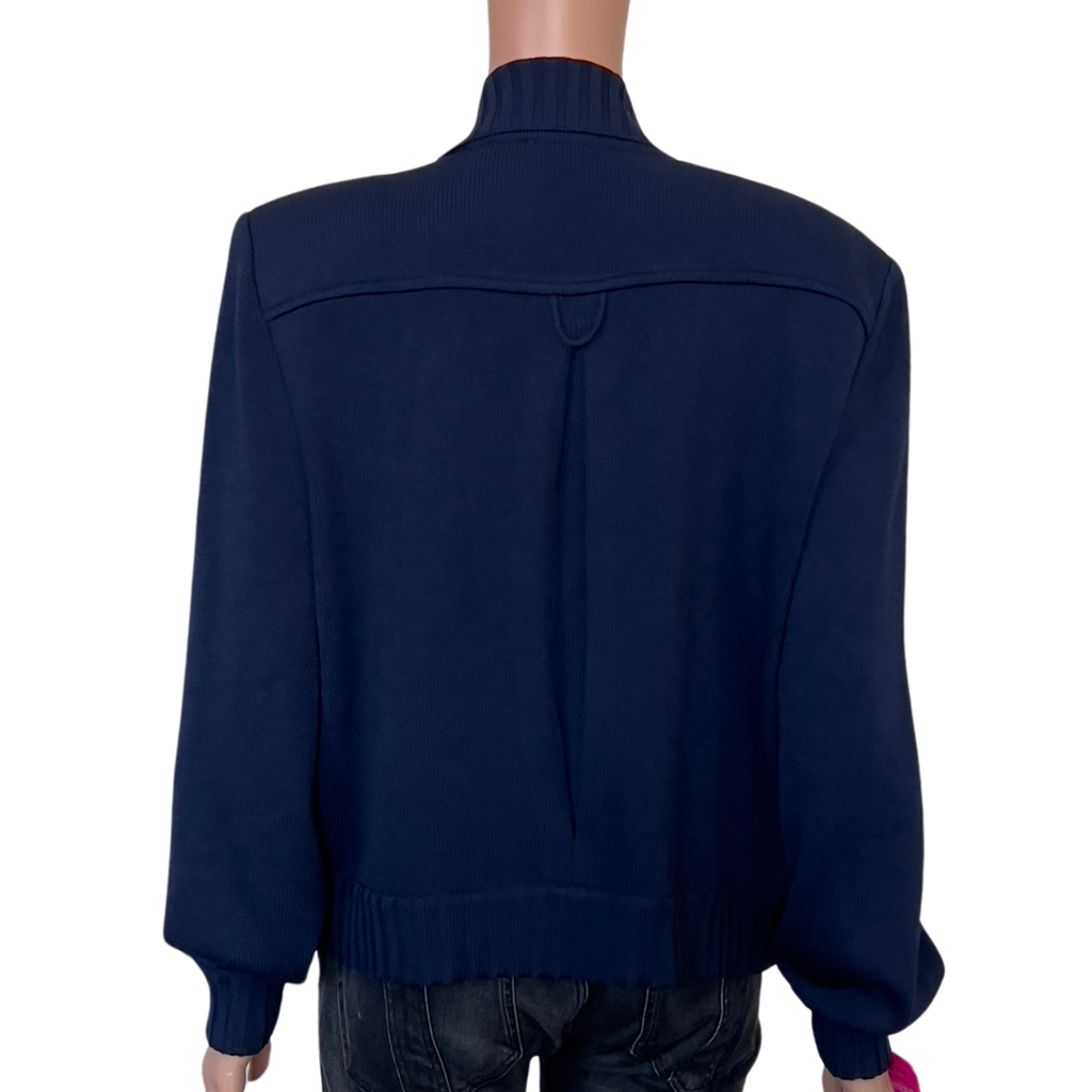 Vintage St. John Knit Aviator Jacket