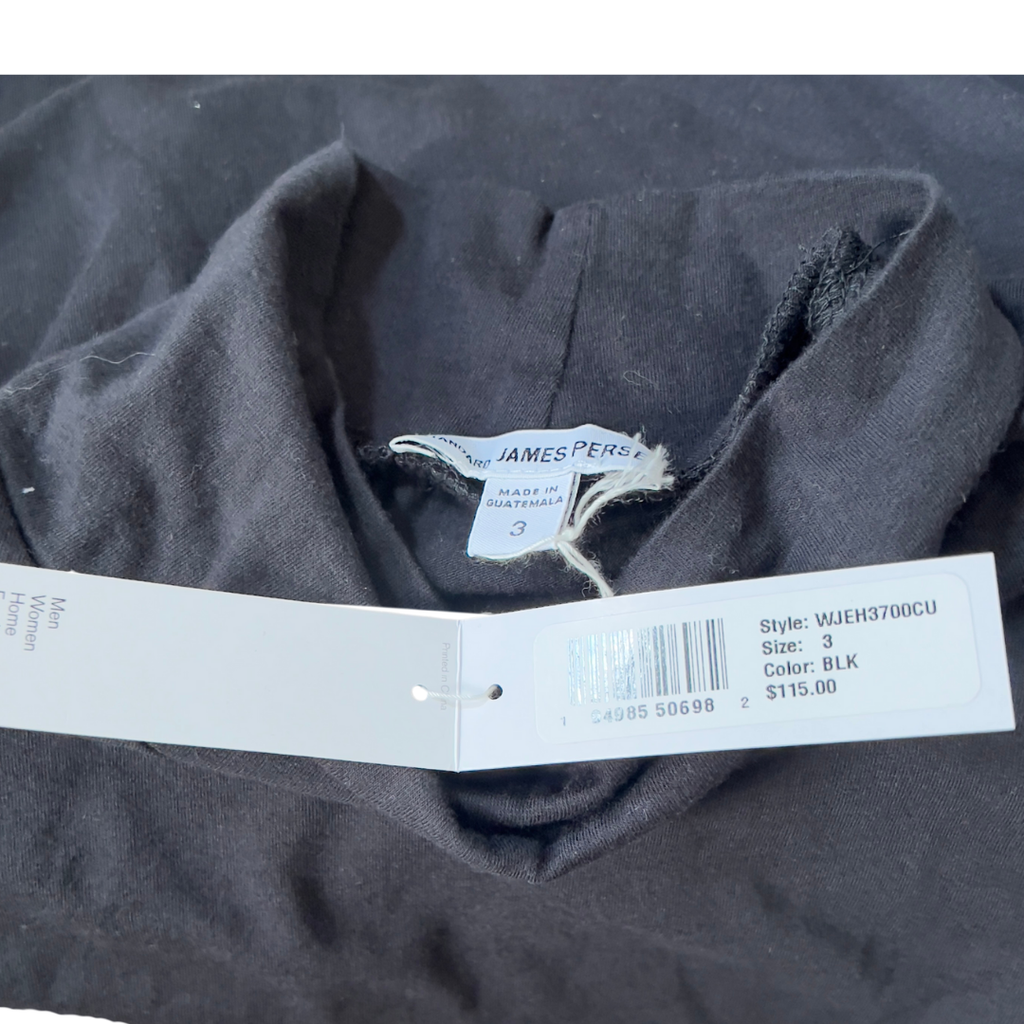 James Perse Black Turtleneck