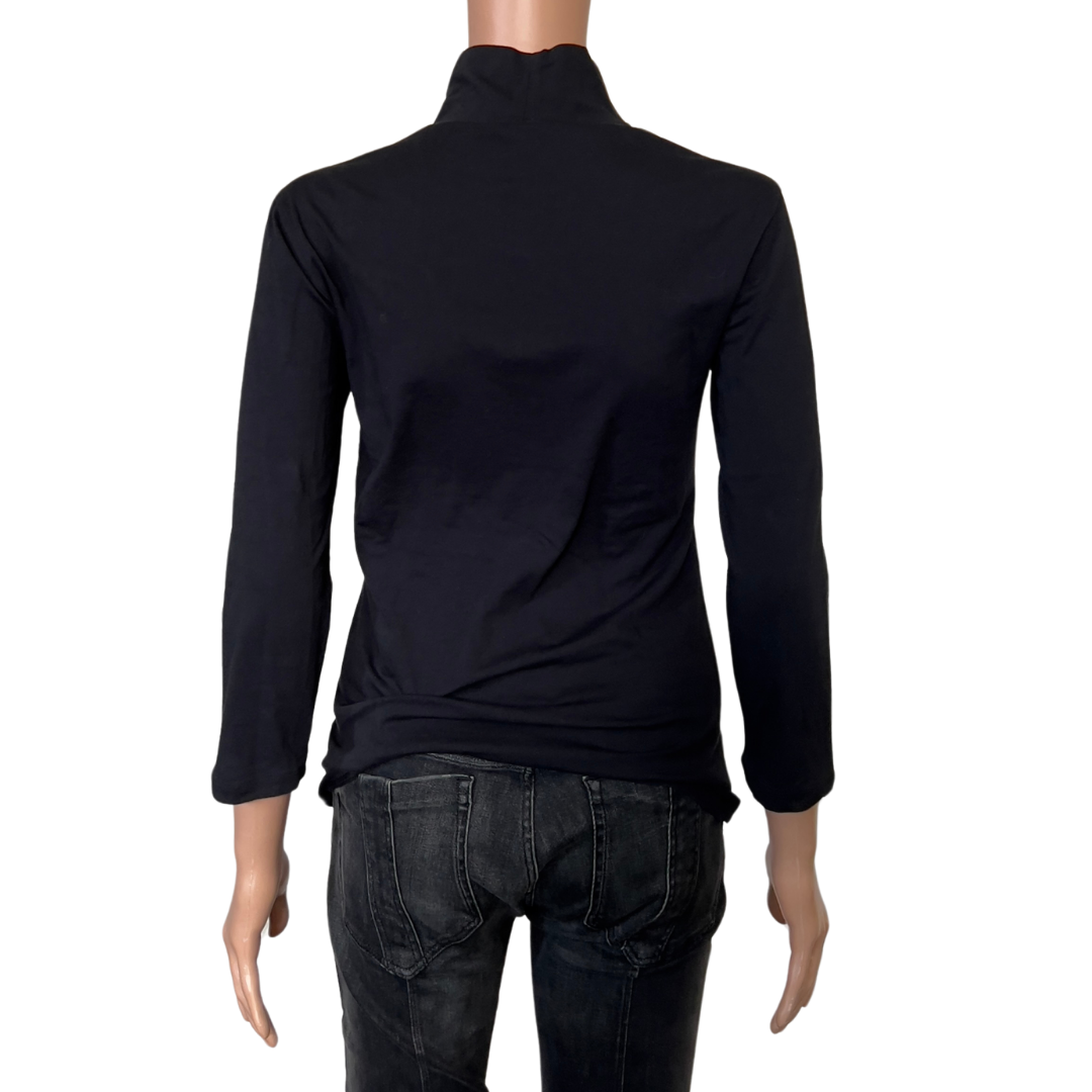 James Perse Black Turtleneck