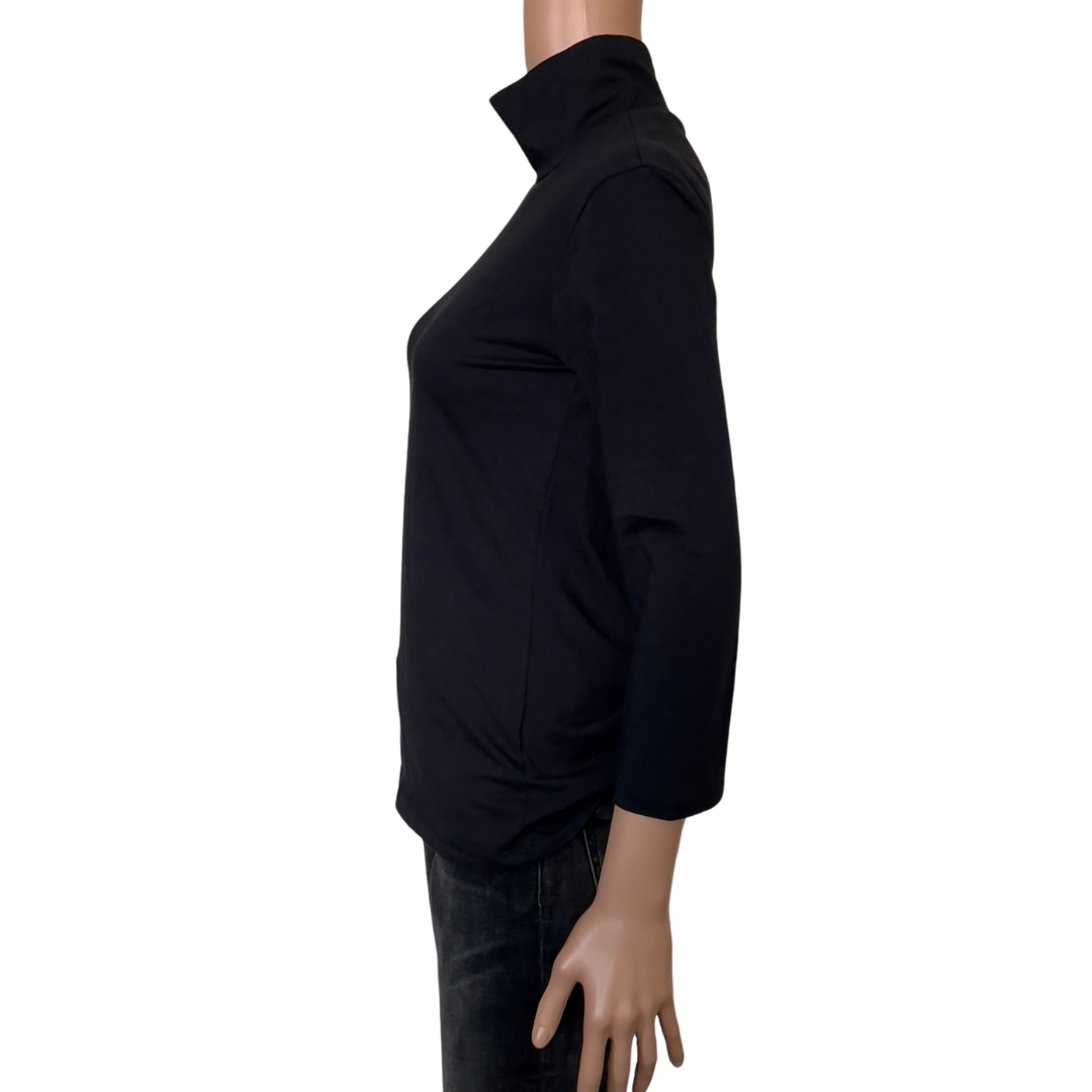 James Perse Black Turtleneck