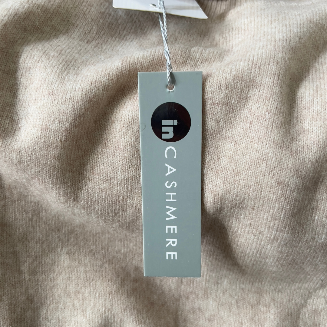 InCashmere Oatmeal Turtleneck