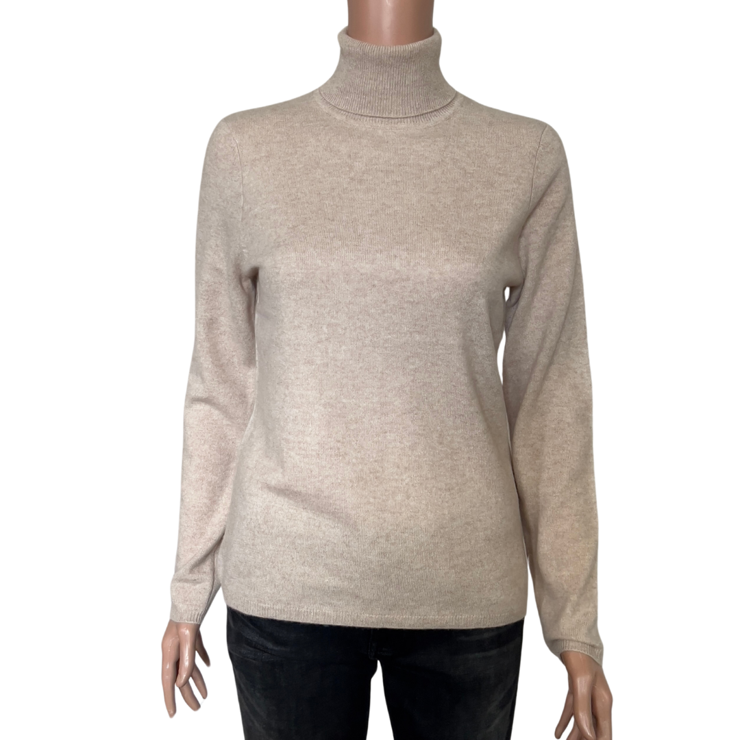 InCashmere Oatmeal Turtleneck
