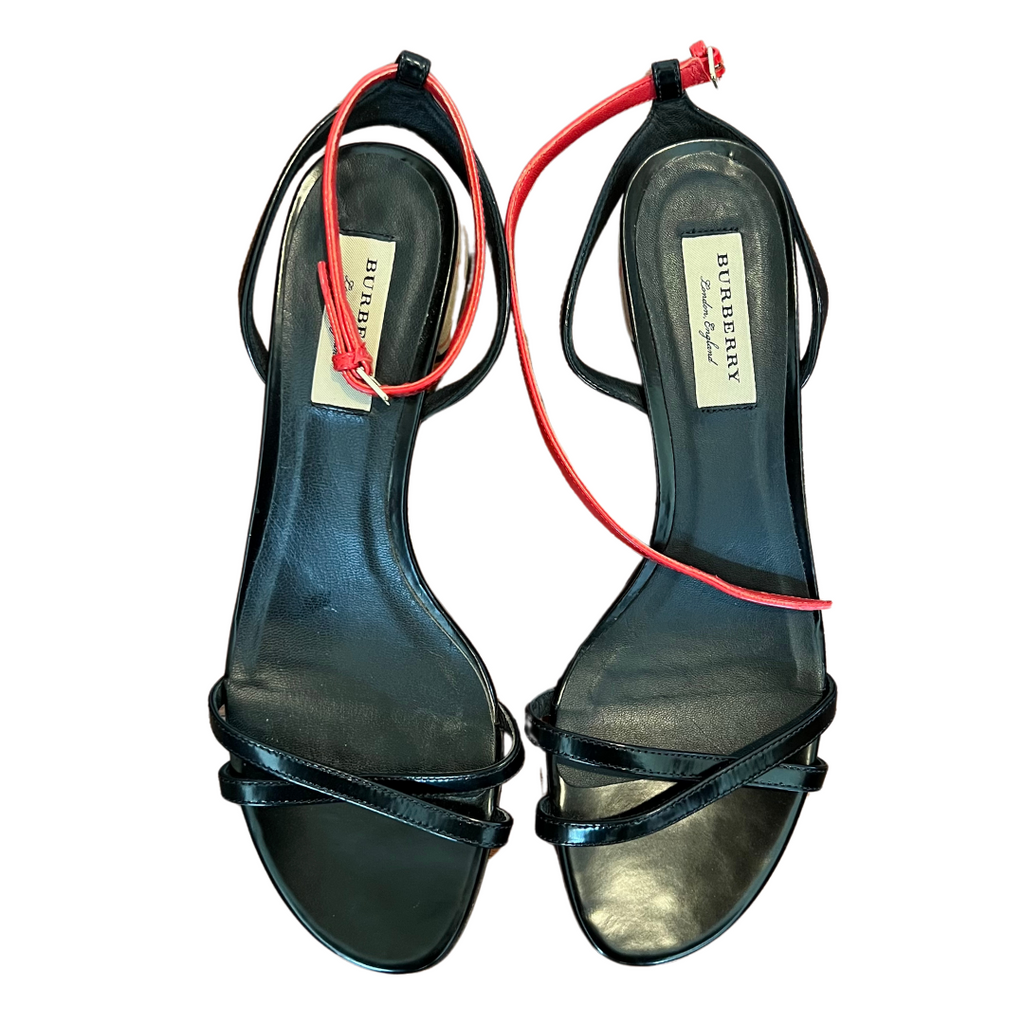 Burberry Block Heel Sandal