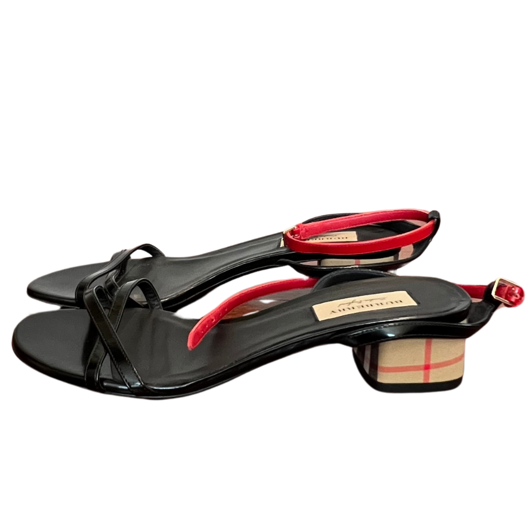 Burberry Block Heel Sandal