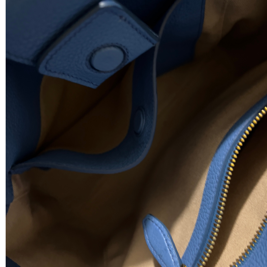 Prada Blue Leather Crossbody Bag