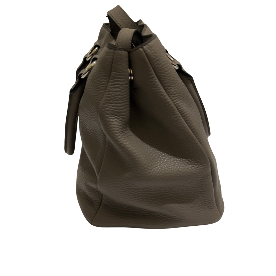 Prada Pebbled Leather Tote Bag