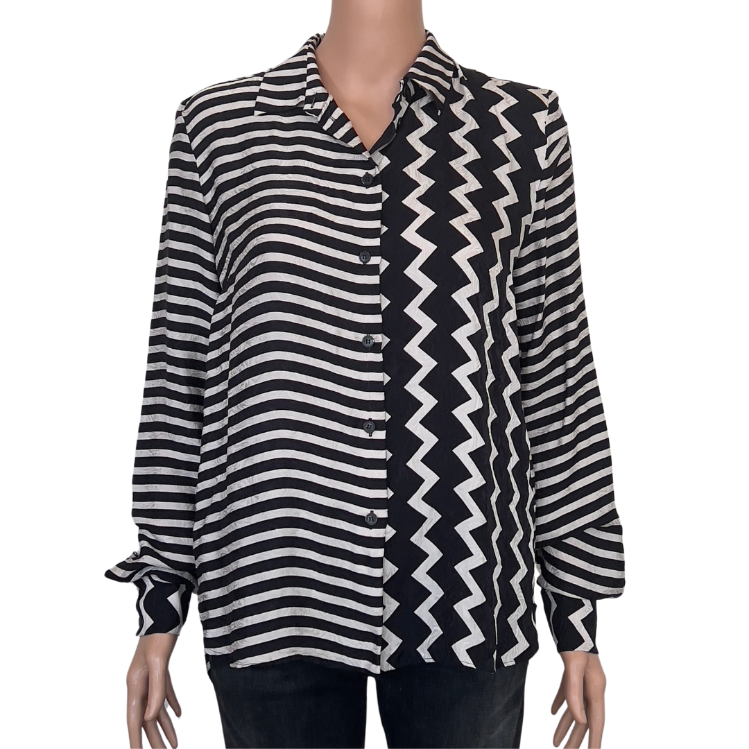 Stella McCartney Black and White Blouse