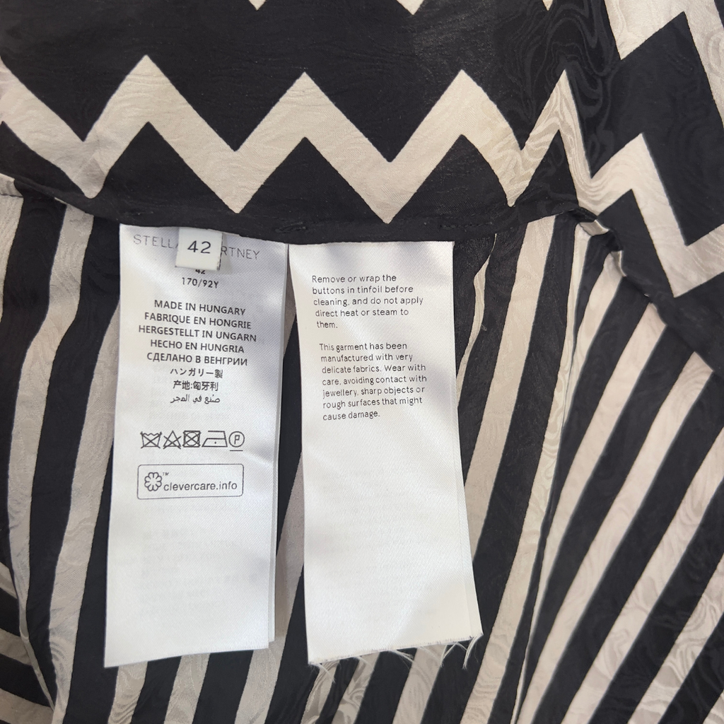 Stella McCartney Black and White Blouse
