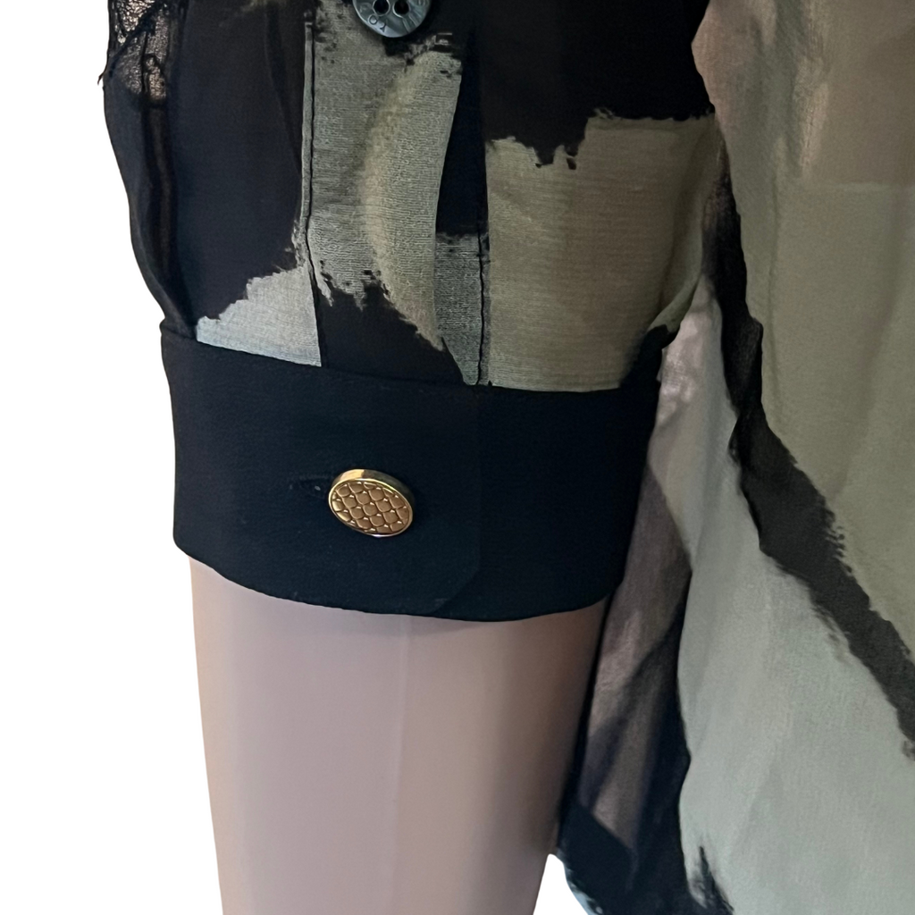 Roberto Cavalli Zebra Print Blouse