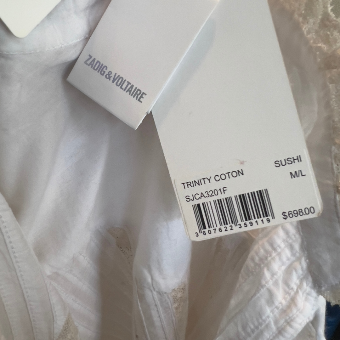 Zadig & Voltaire Trinity Cotton Blouse