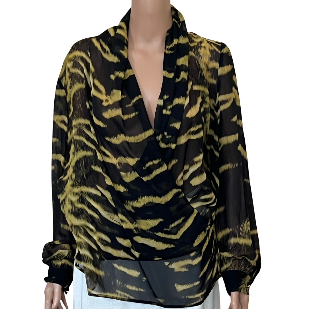 Roberto Cavalli Leopard Blouse