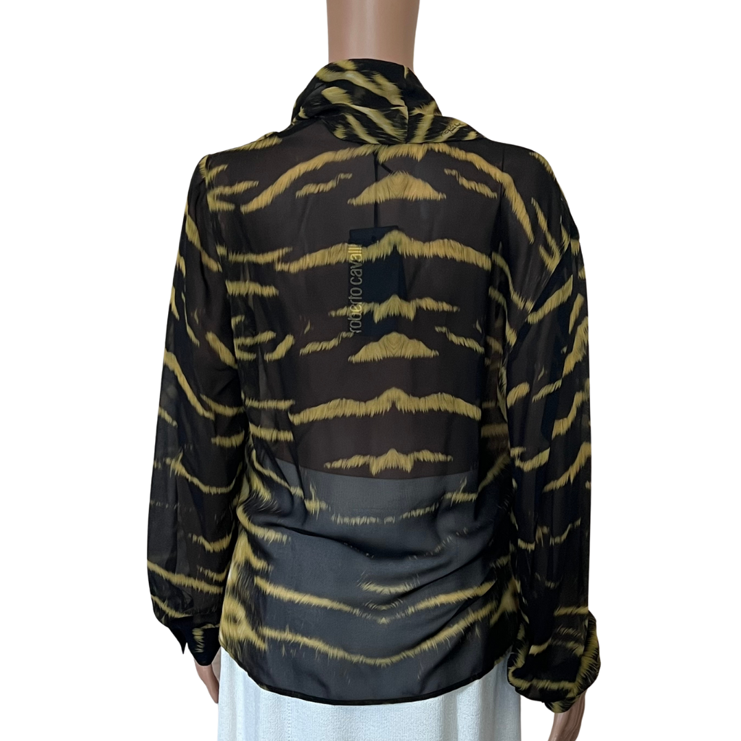 Roberto Cavalli Leopard Blouse