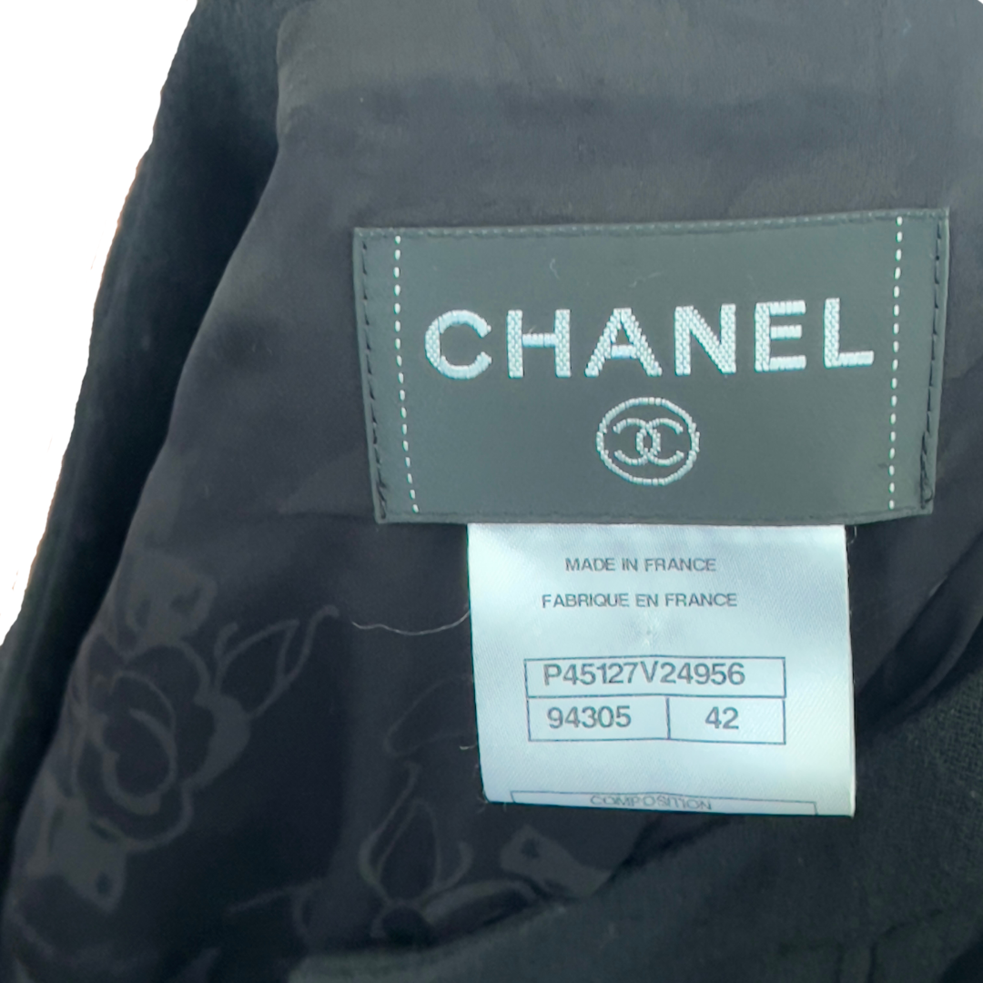Chanel Black Knee Length Dress
