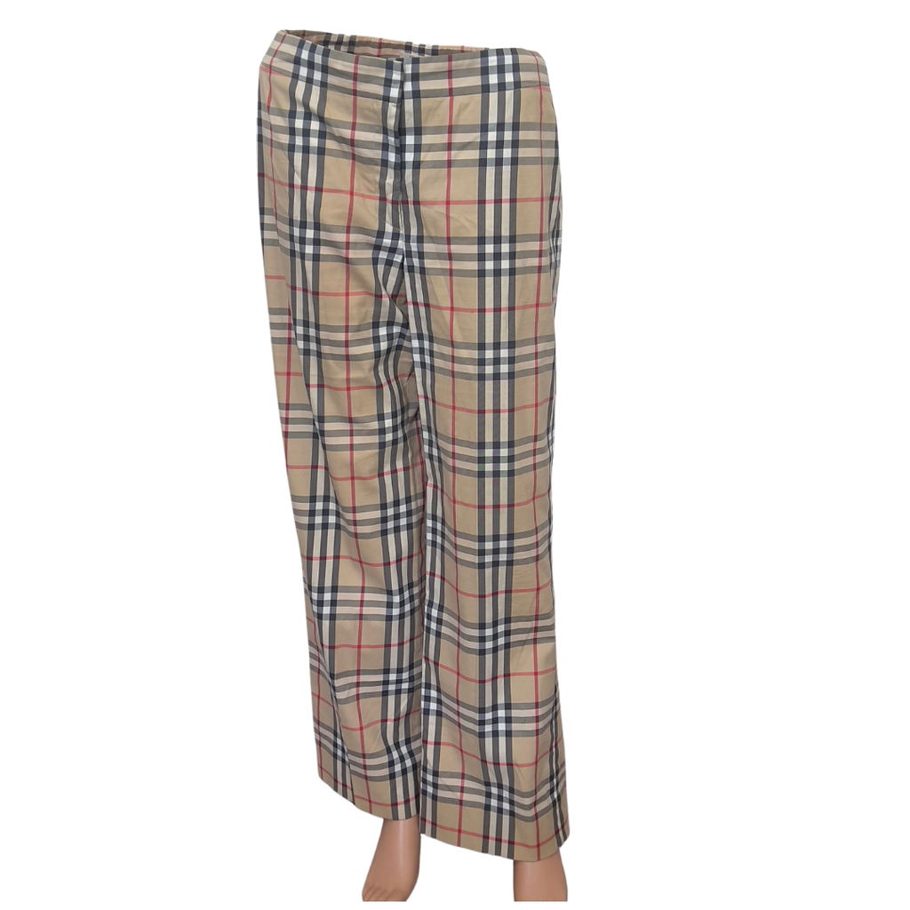 Burberry Check Printed Pants
