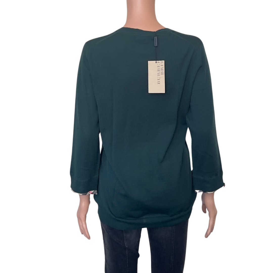 Burberry Green Long Sleeve Shirt