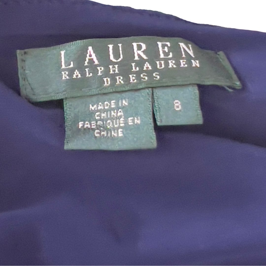 Ralph Lauren Navy Blue Wrap Dress