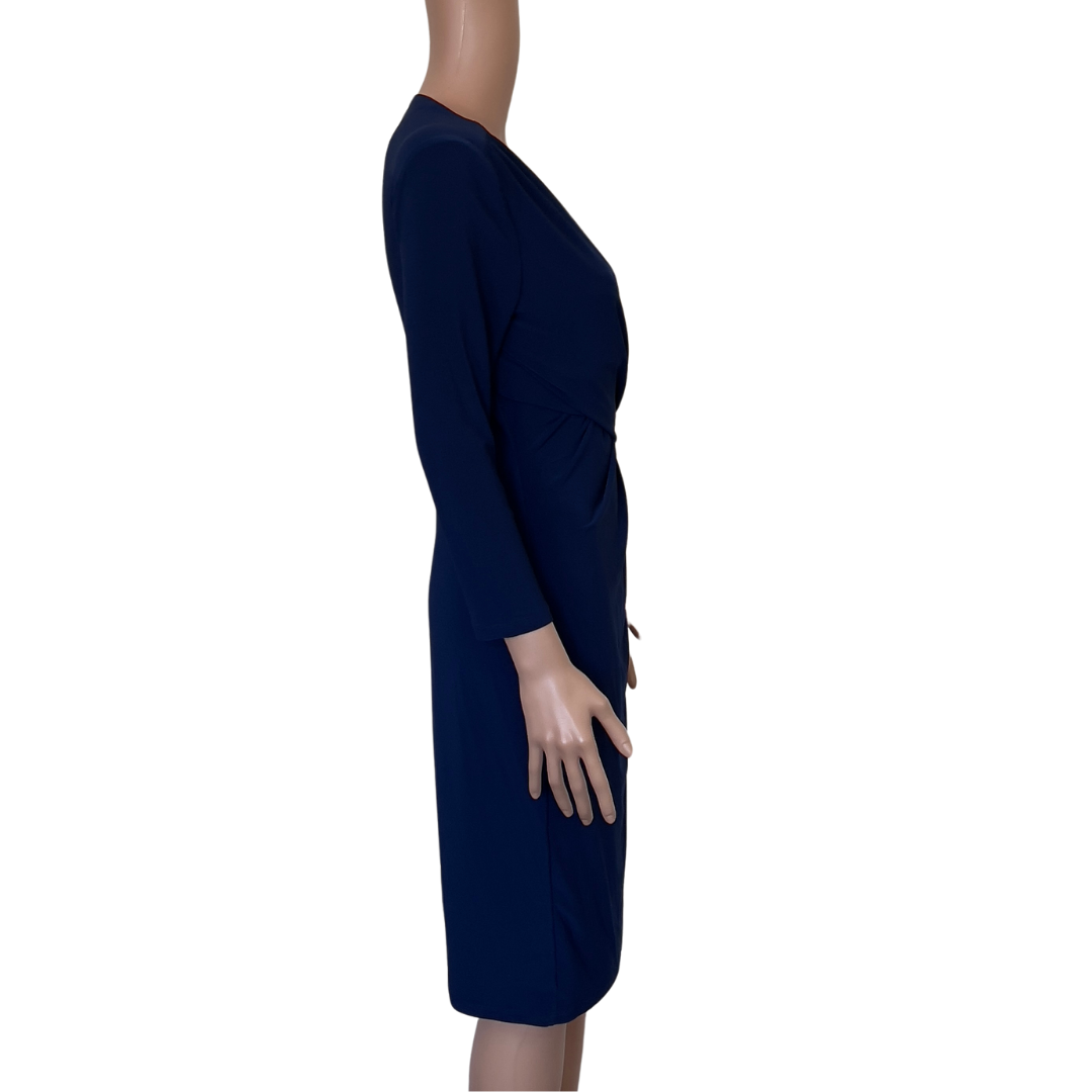 Ralph Lauren Navy Blue Wrap Dress