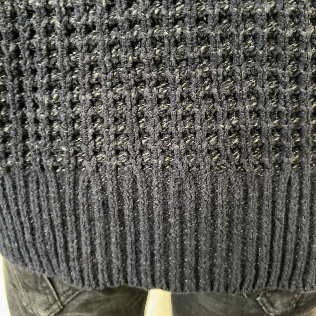 Navy Blue Arpeggio Sweater