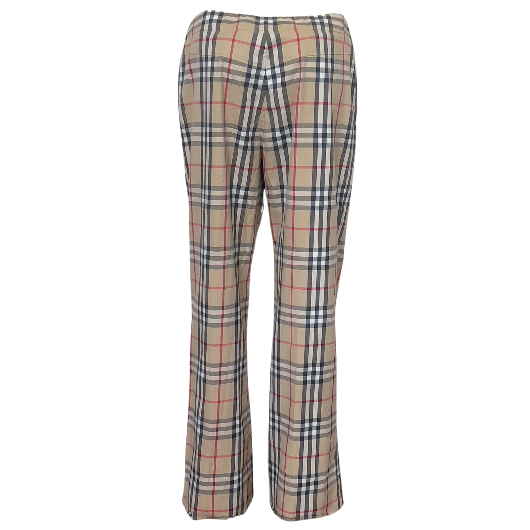 Burberry Check Printed Pants