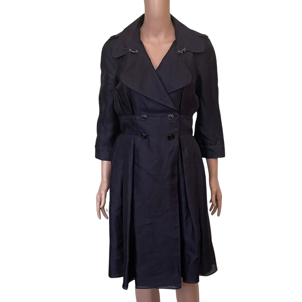 Burberry Navy Tench Dress