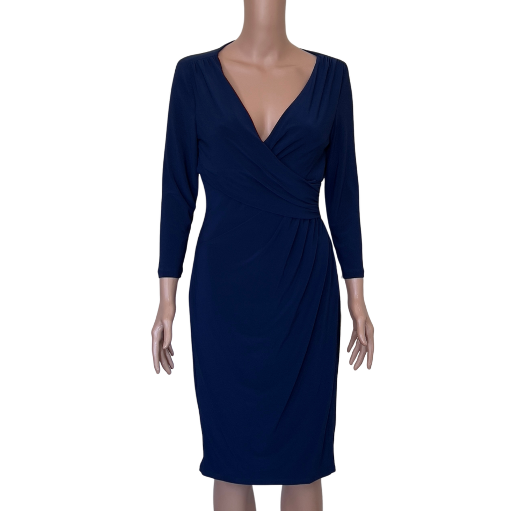 Ralph Lauren Navy Blue Wrap Dress