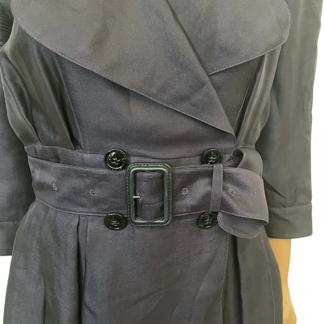 Burberry Navy Tench Dress